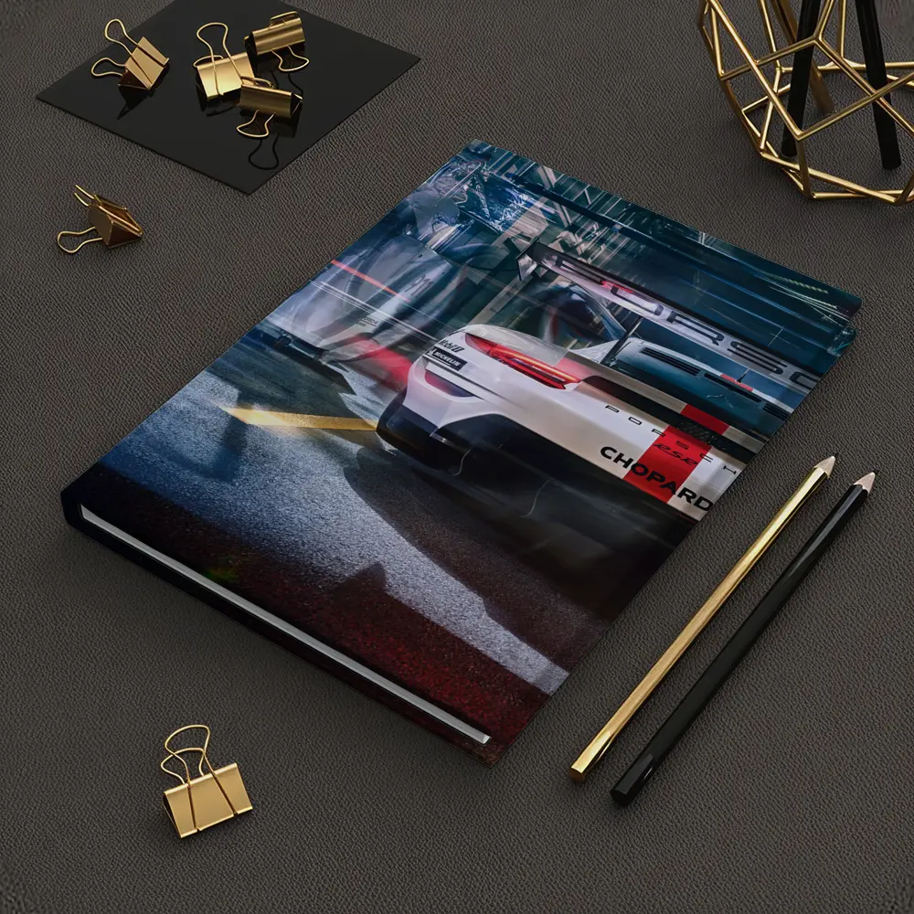 Porsche 911 RSR Race Car Pit Lane – Notebooks