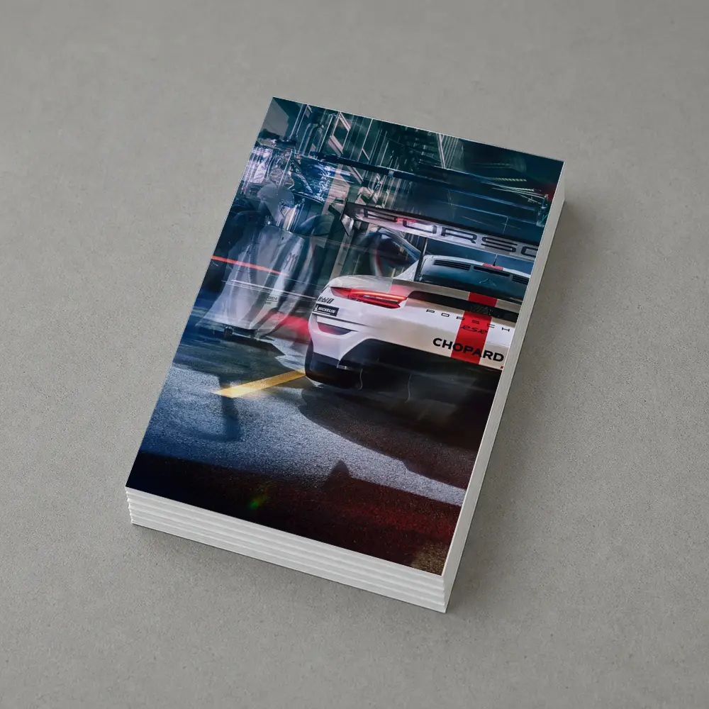 Porsche 911 RSR Race Car Pit Lane – Postcards