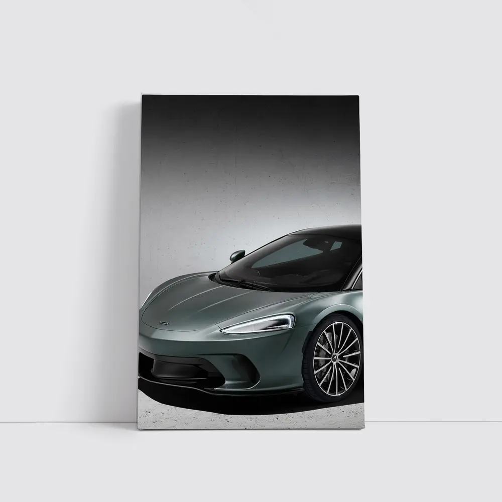 McLaren GT Sage Green Studio Shot – Wall Art