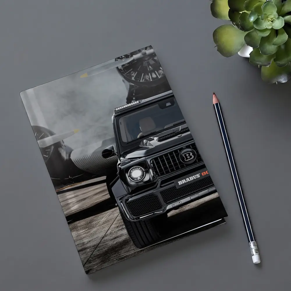 Brabus Mercedes G Class Tarmac Airplane Background – Notebooks