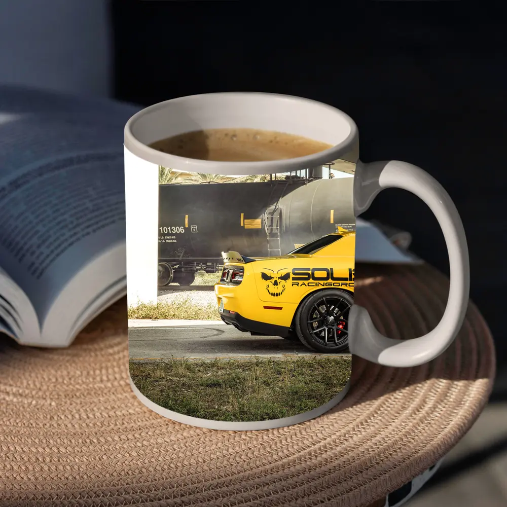 Yellow Ford Mustang Solis Racing Group Street – Mugs