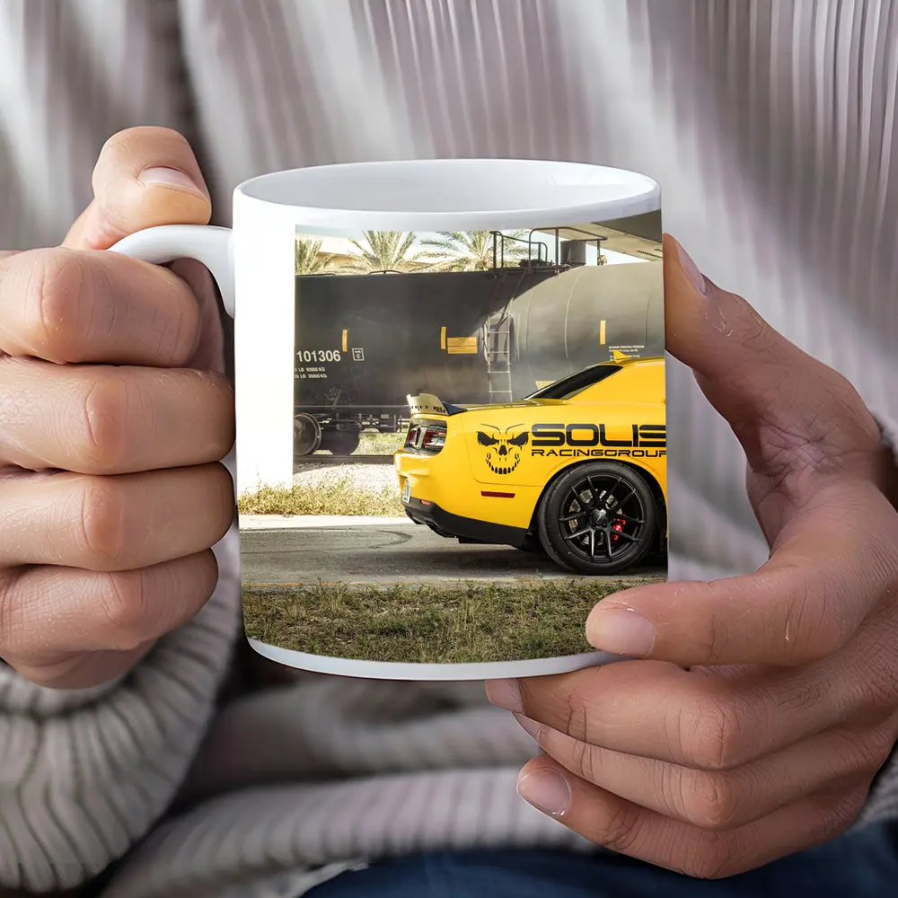 Yellow Ford Mustang Solis Racing Group Street – Mugs