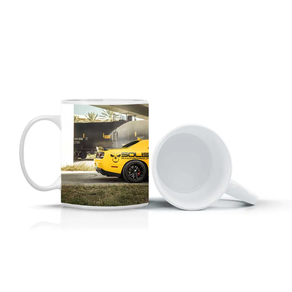 Yellow Ford Mustang Solis Racing Group Street – Mugs