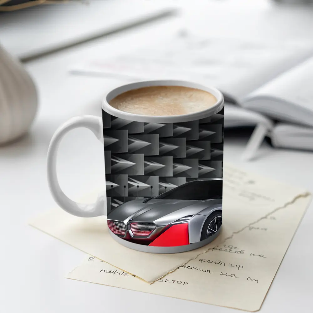 BMW Vision M Next Concept Silver Red – Mugs
