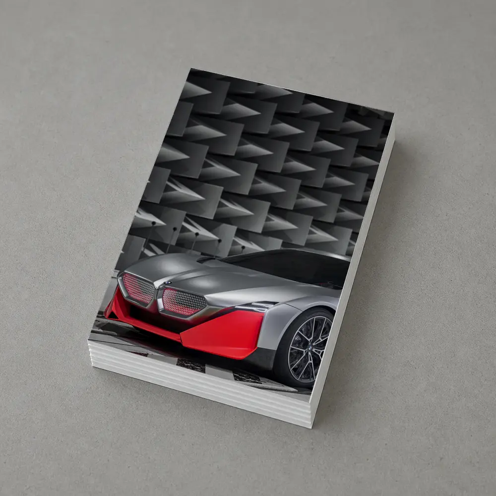 BMW Vision M Next Concept Silver Red – Postcards