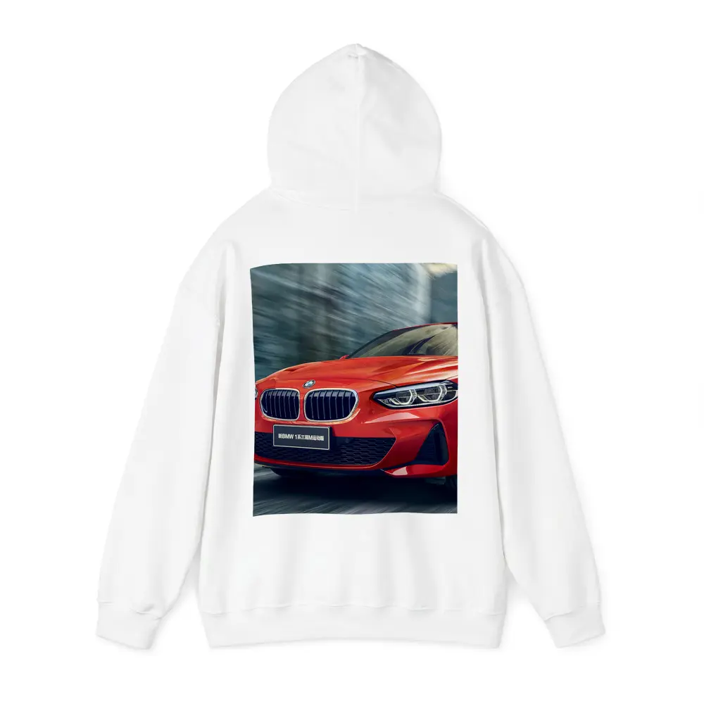 BMW 1 Series Red Sport Motion Blur – Hoodies