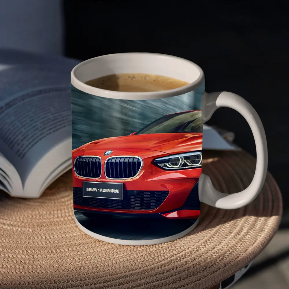 BMW 1 Series Red Sport Motion Blur – Mugs