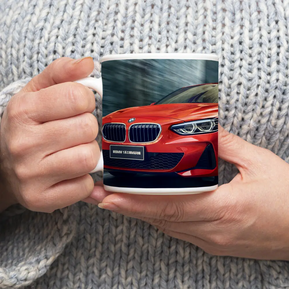 BMW 1 Series Red Sport Motion Blur – Mugs