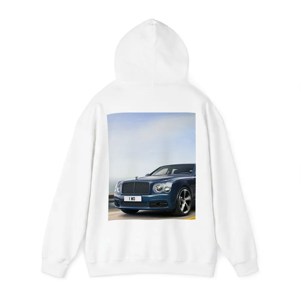 Bentley Mulsanne Blue Driving Coastal Road – Hoodies