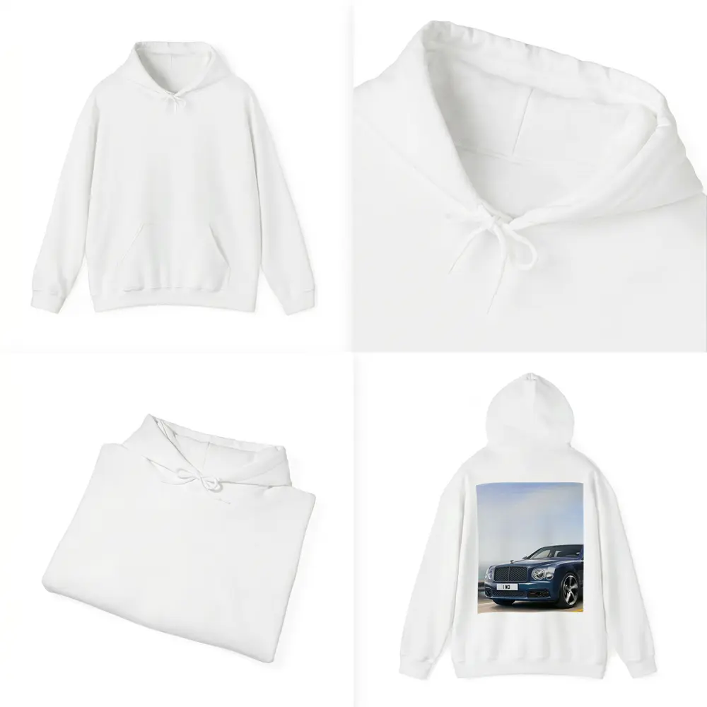 Bentley Mulsanne Blue Driving Coastal Road – Hoodies