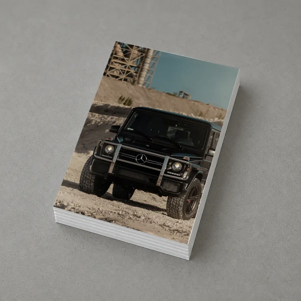 Mercedes G Class Black Off Road Quarry – Postcards