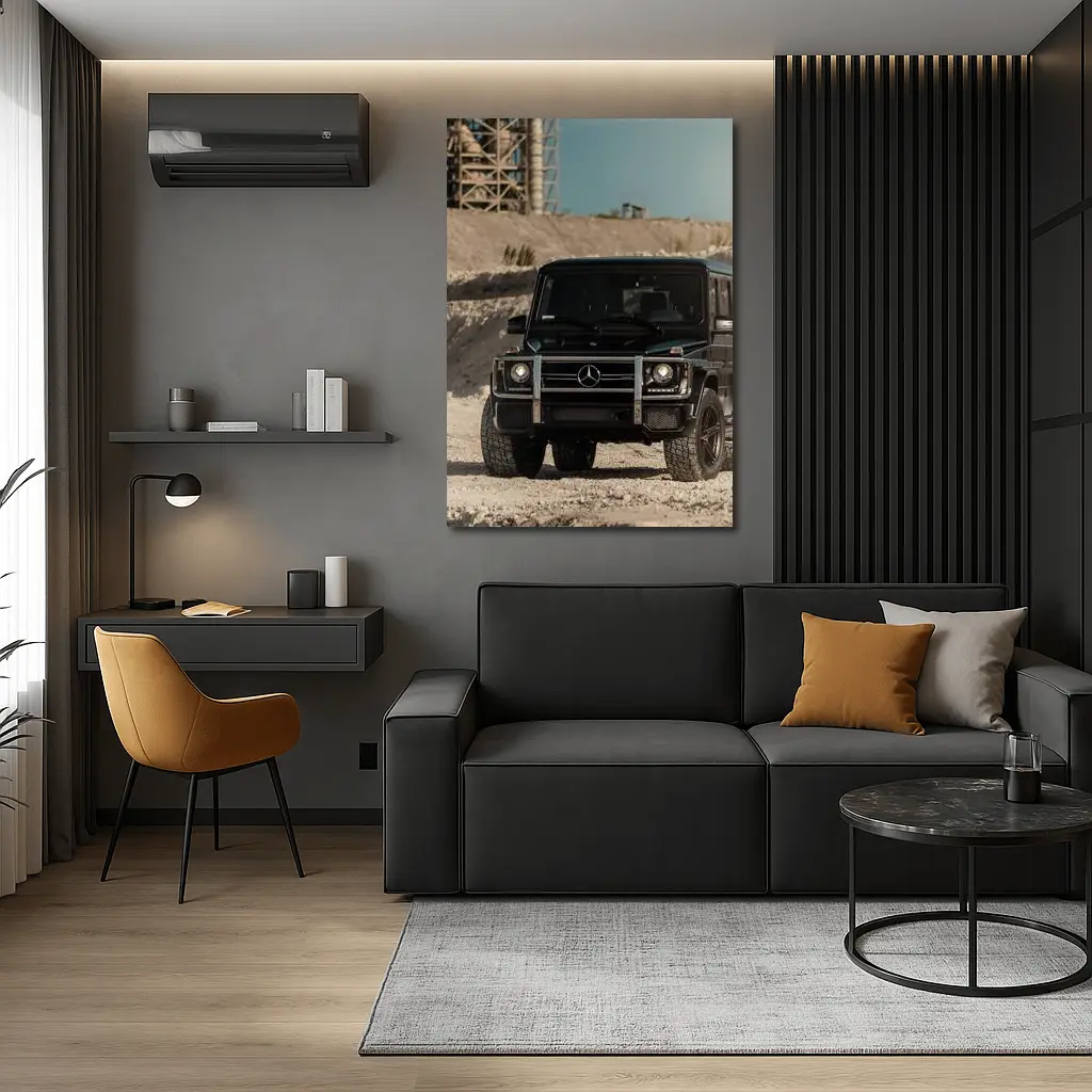 Mercedes G-Class Black Off Road Quarry – Wall Art