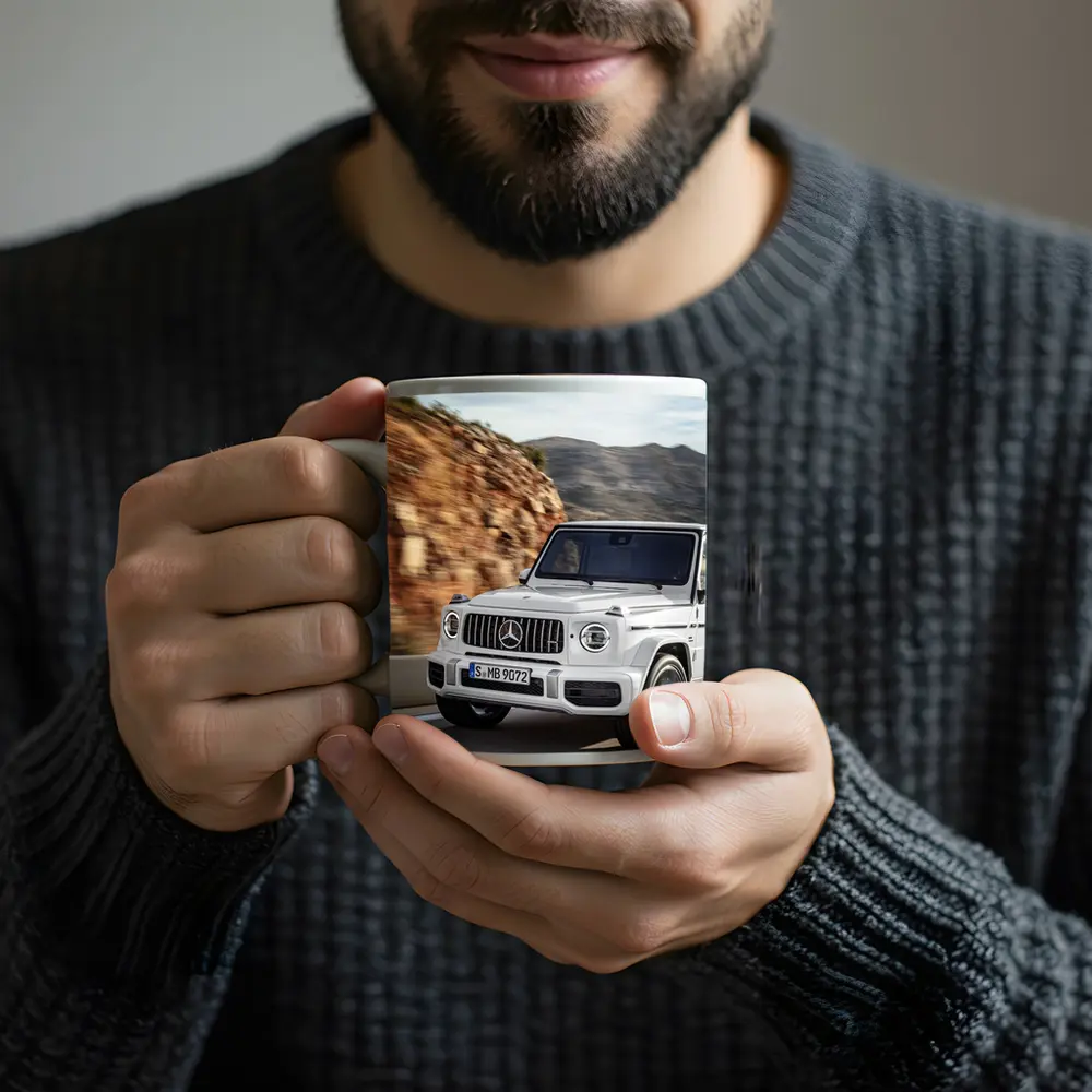 Mercedes AMG G Class White Mountain Road – Mugs