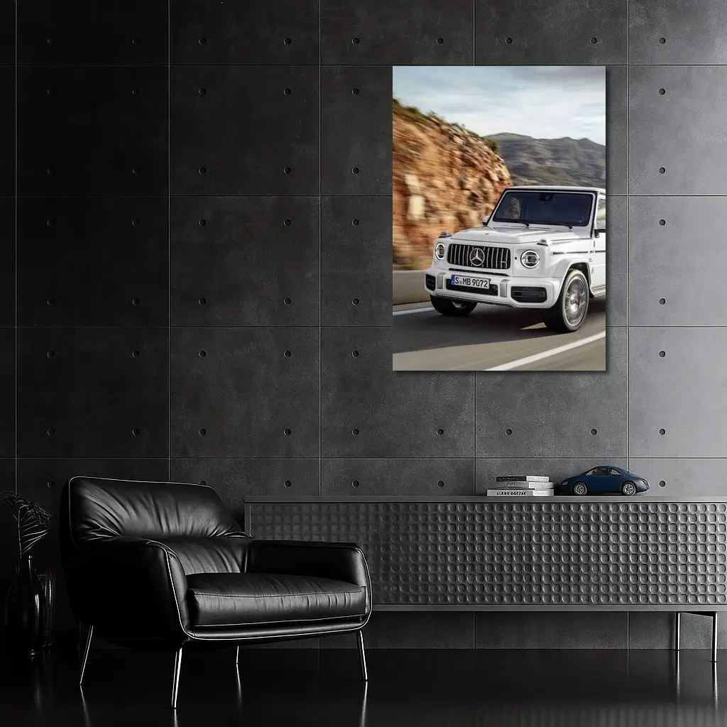 Mercedes-AMG G-Class White Mountain Road – Wall Art