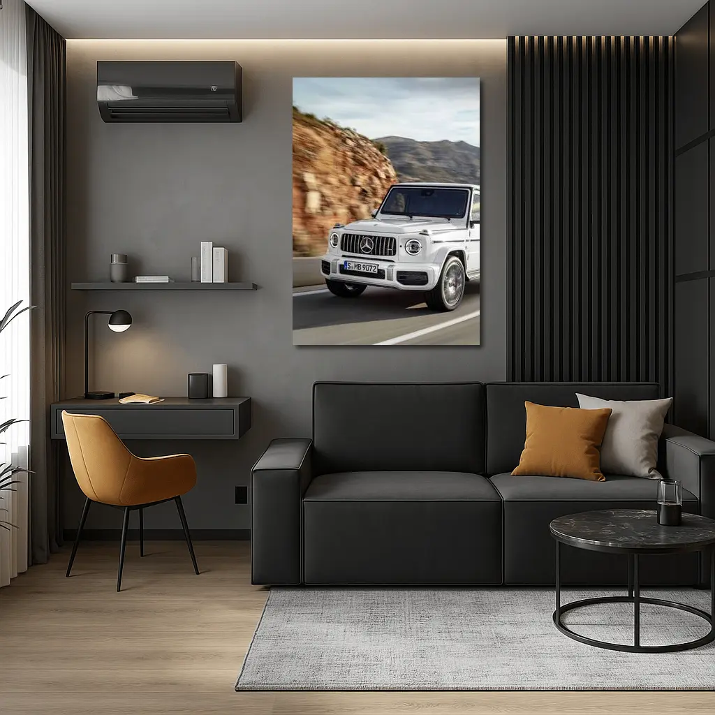 Mercedes-AMG G-Class White Mountain Road – Wall Art