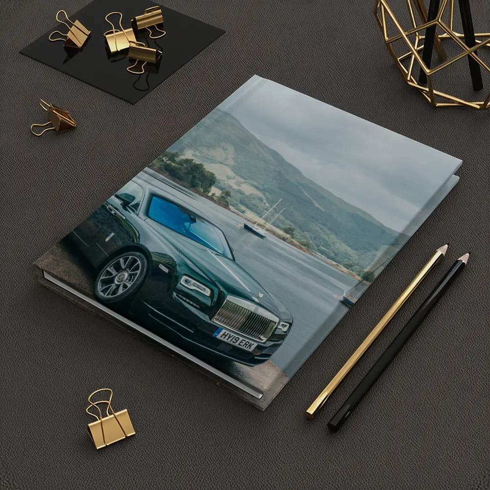 Rolls Royce Wraith Green Scottish Highland Lake – Notebooks