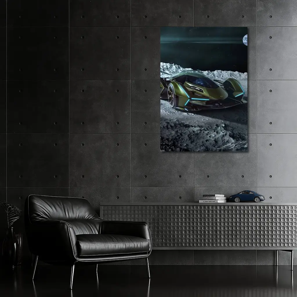 Lamborghini Lambo V12 Vision Gran Turismo Moon – Wall Art