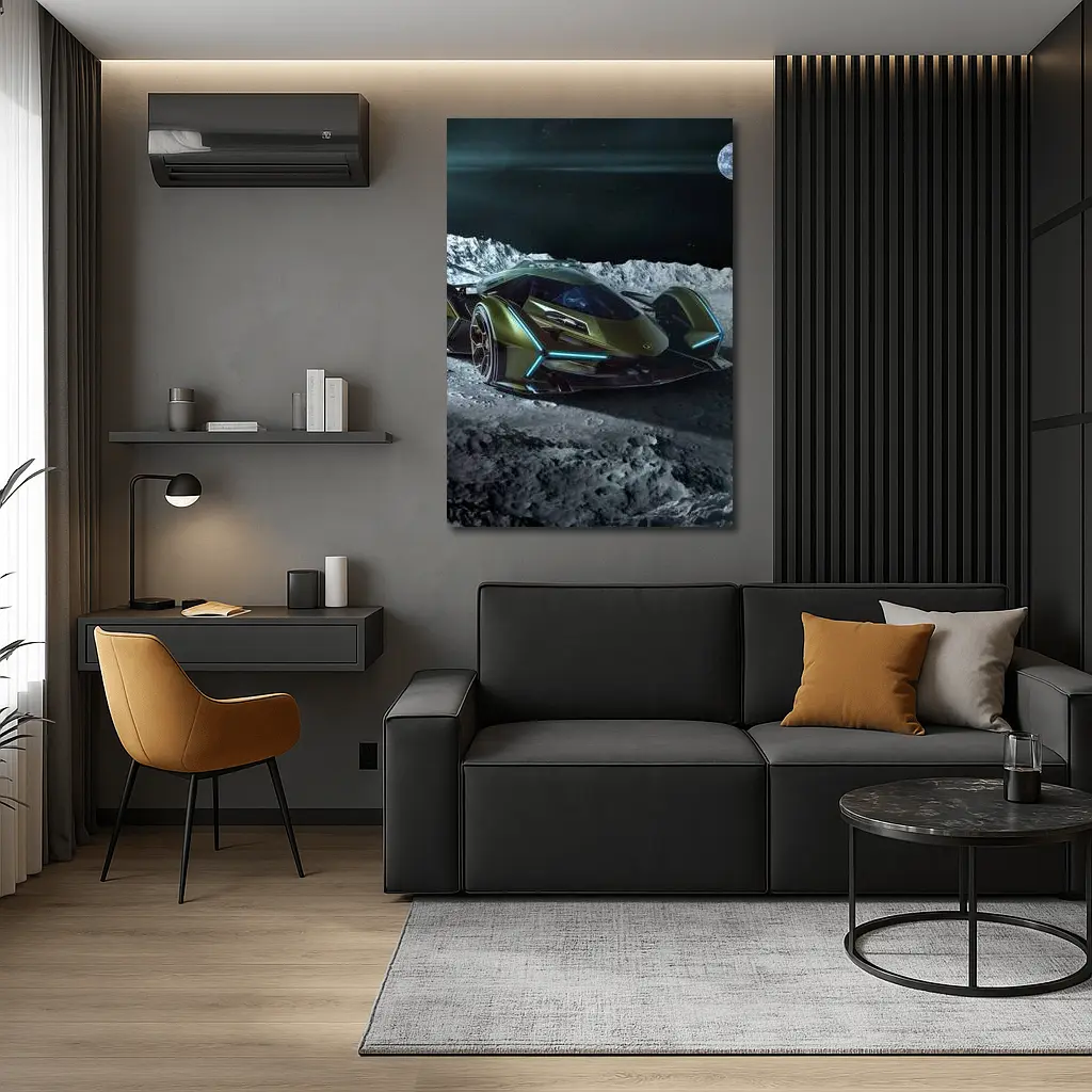 Lamborghini Lambo V12 Vision Gran Turismo Moon – Wall Art