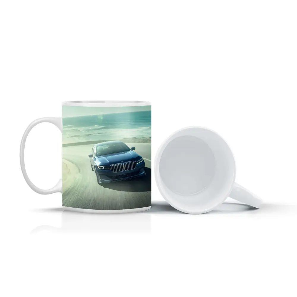 BMW Seven Series Blue Coastal Road Drive – Mugs