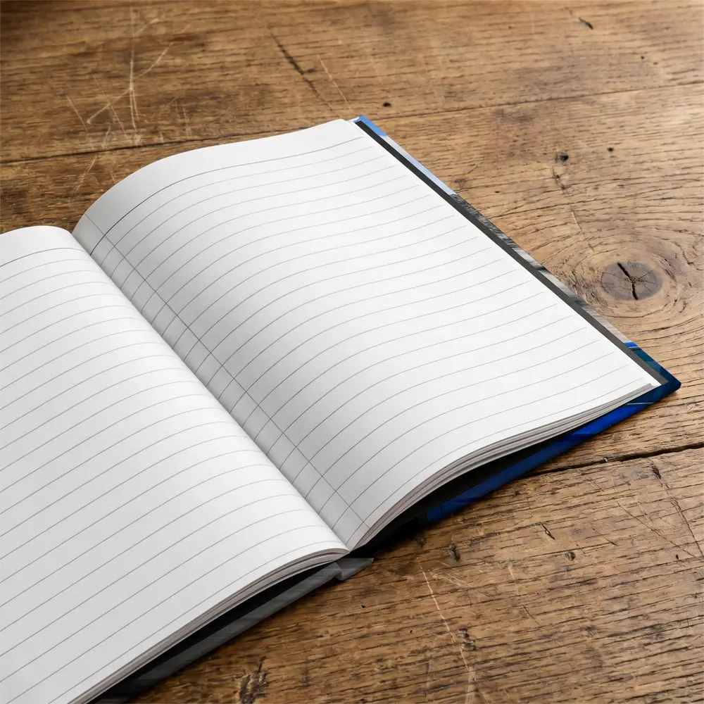 Tesla Model Y Blue Desert Road Drive – Notebooks