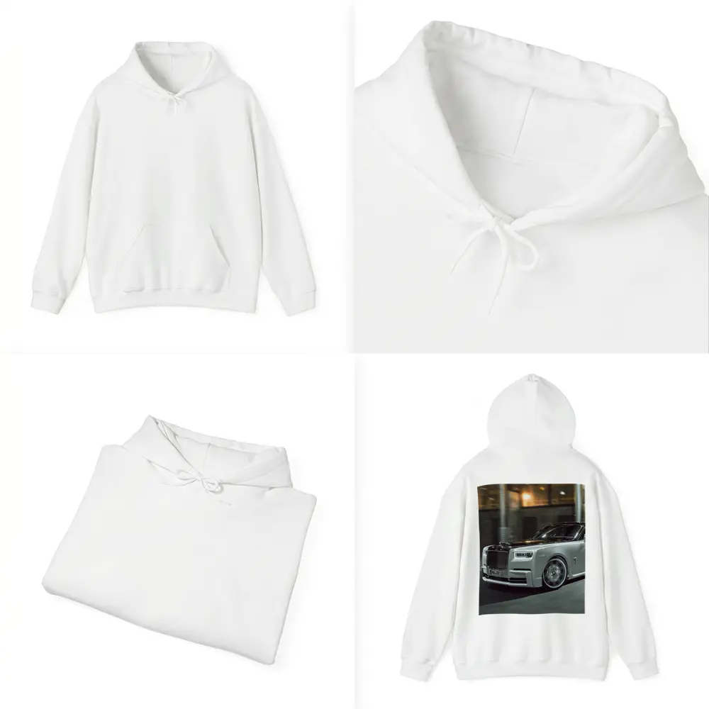 Rolls Royce Phantom White Night Street – Hoodies
