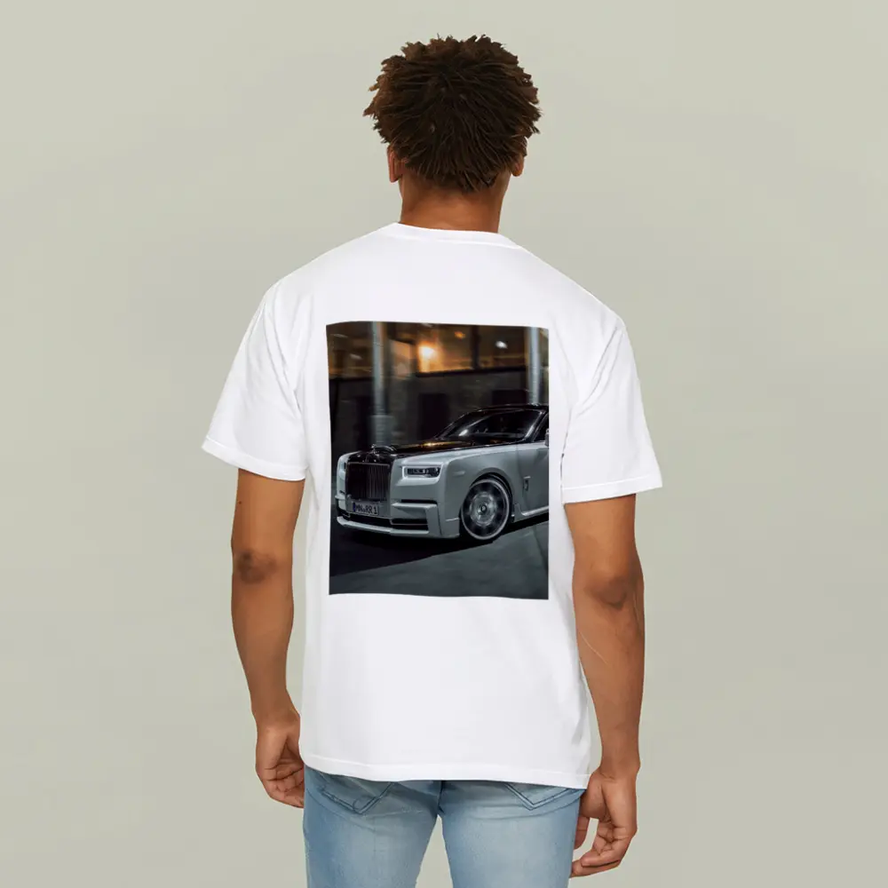Rolls Royce Phantom White Night Street – T-Shirts