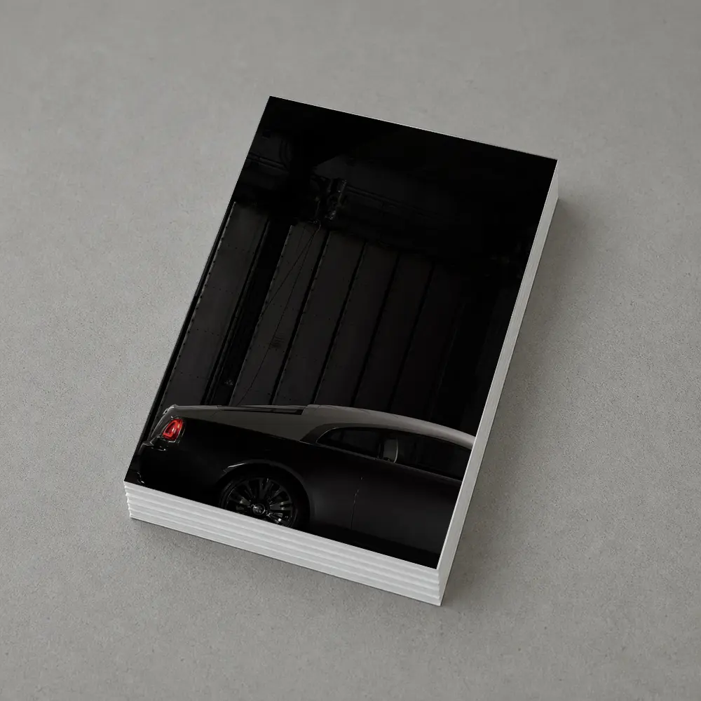 Rolls Royce Wraith Dark Industrial Garage – Postcards