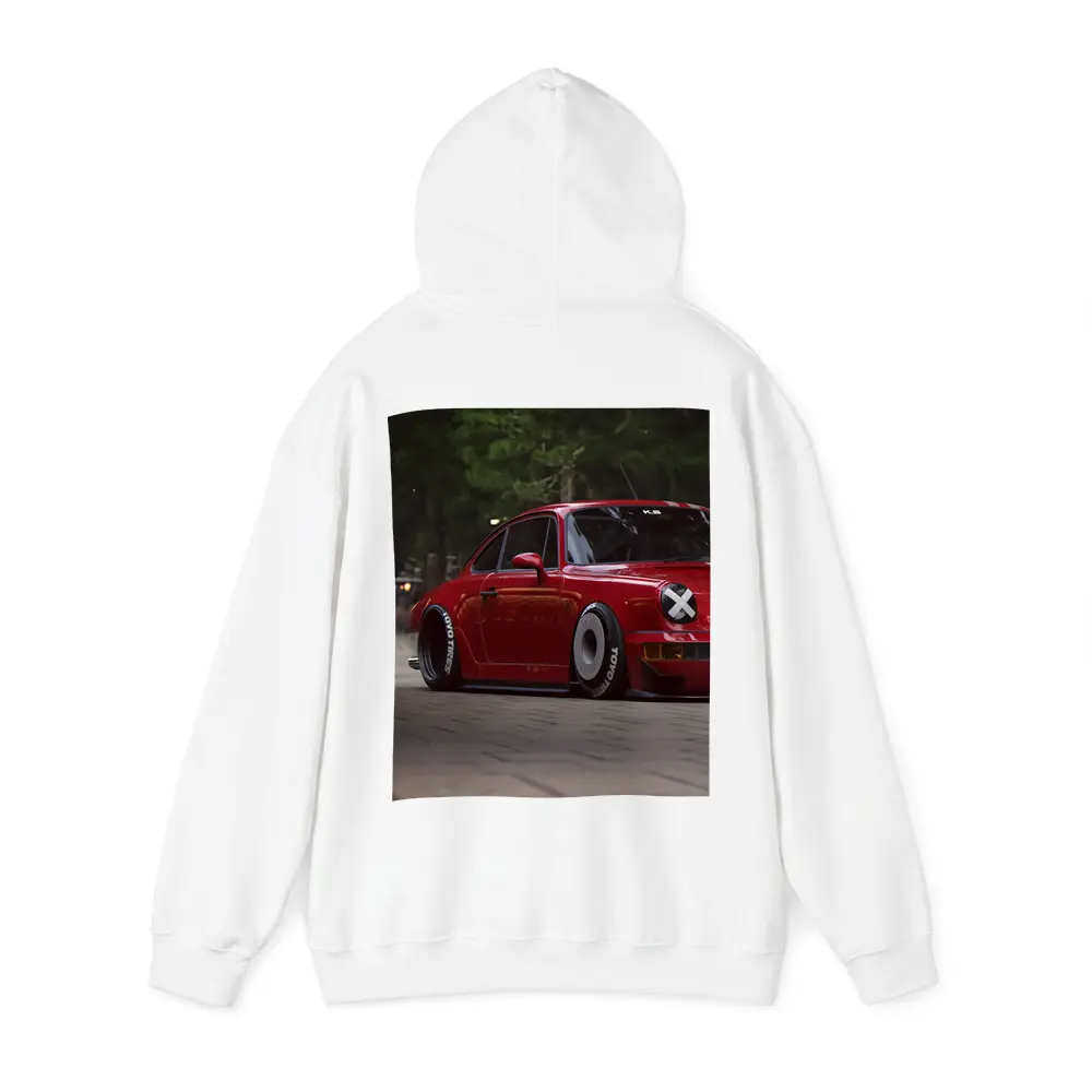 Red Porsche 911 RWB Forest Street – Hoodies