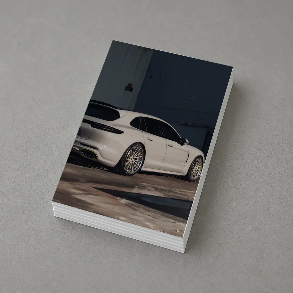 Porsche Panamera Sport Turismo White Urban – Postcards