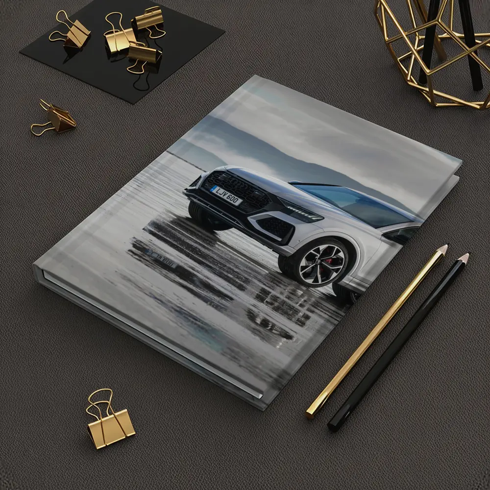 Audi RSQ8 White SUV Wet Coastal Flats – Notebooks