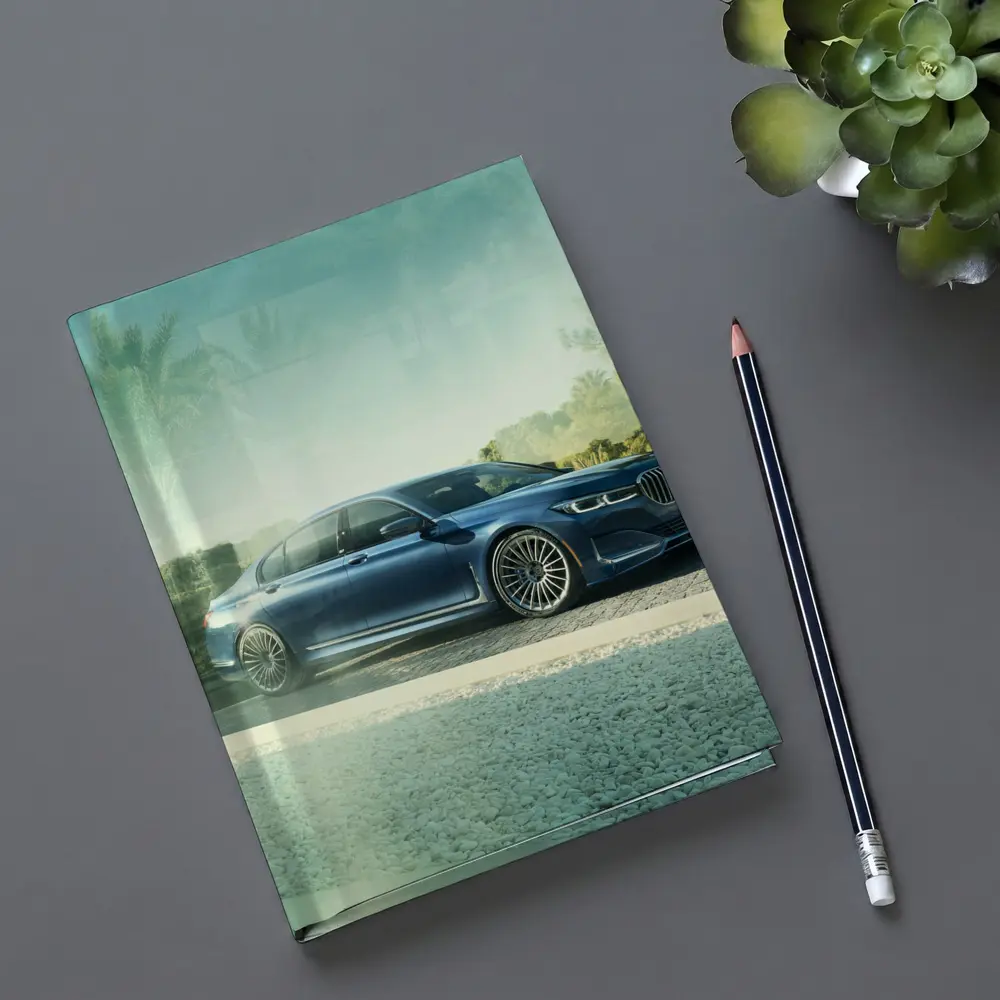 BMW Alpina B7 Blue Luxury Sedan Outdoors – Notebooks