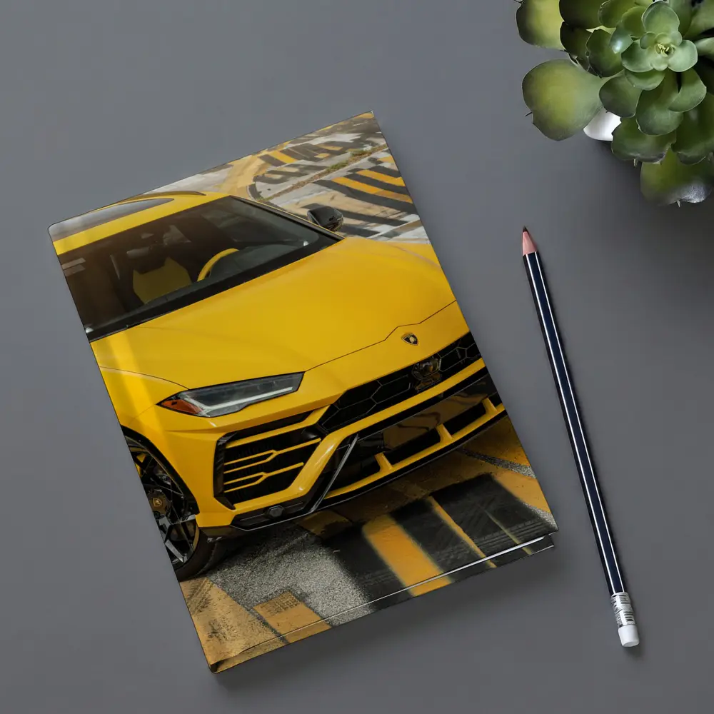 Lamborghini Urus Yellow SUV Street Shot – Notebooks