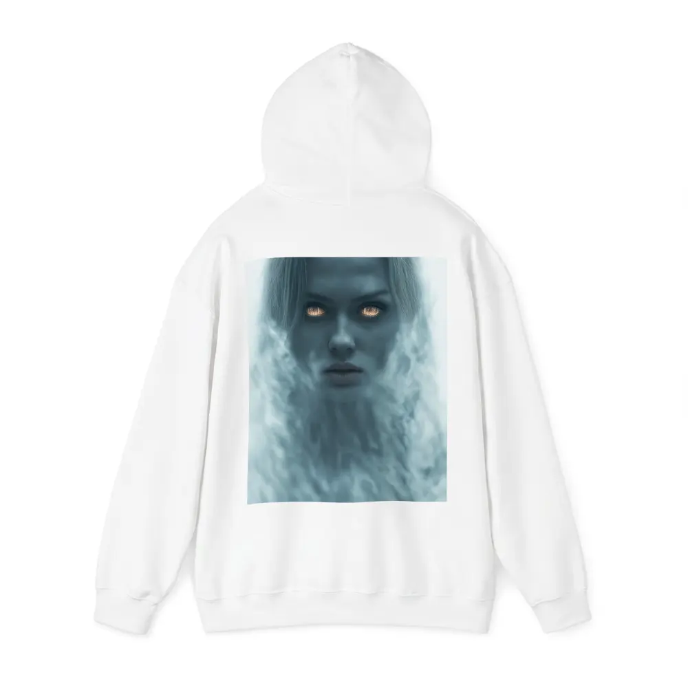 Ghostly Woman Glowing Eyes Misty Fantasy – Hoodies