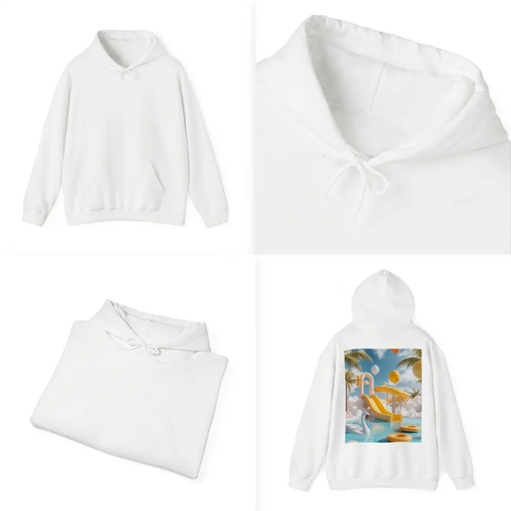Tropical Water Park Pool Summer Fun – Hoodies