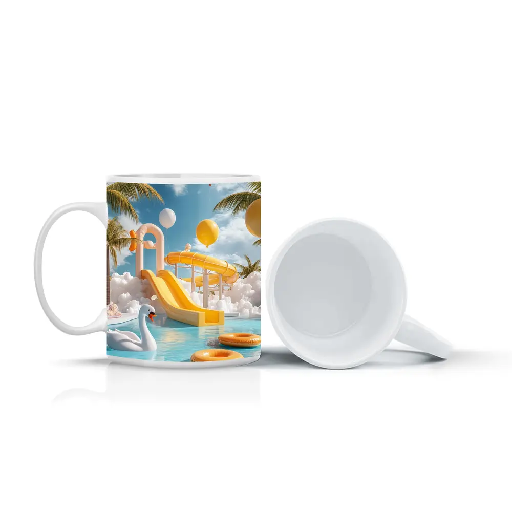 Tropical Water Park Pool Summer Fun – Mugs