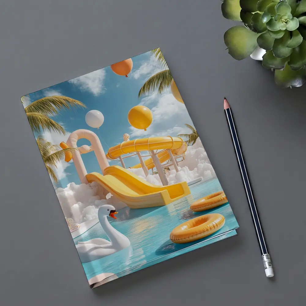 Tropical Water Park Pool Summer Fun – Notebooks