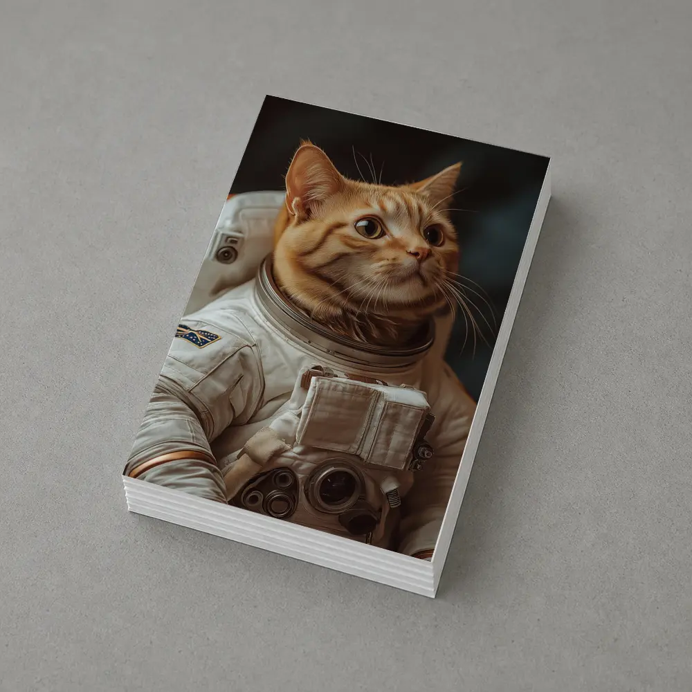 Orange Tabby Cat Astronaut Space Suit – Postcards