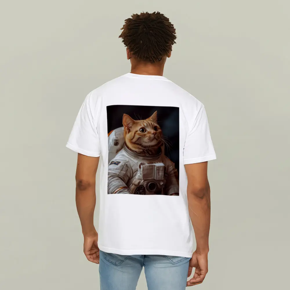 Orange Tabby Cat Astronaut Space Suit – T-Shirts