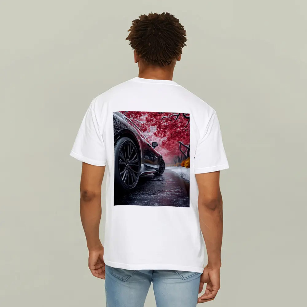 Bentley Continental GT Dark Road Winter Trees – T-Shirts