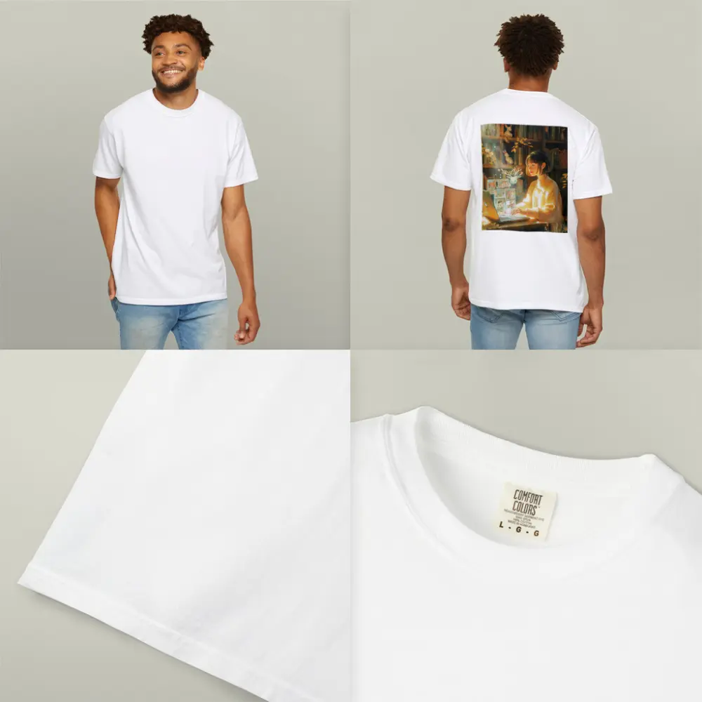 Anime Girl Reading Books Magical Forest – T-Shirts