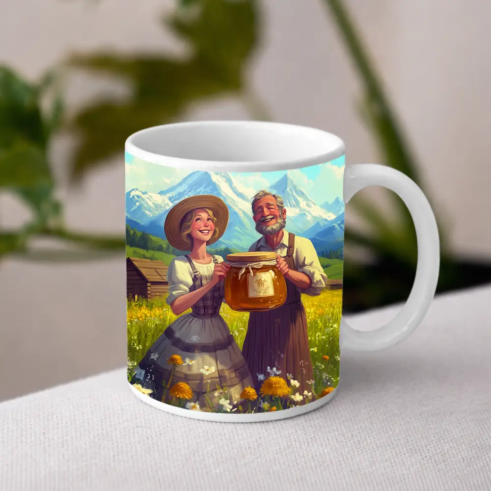 Happy Farmers Honey Jar Alpine Meadow – Mugs
