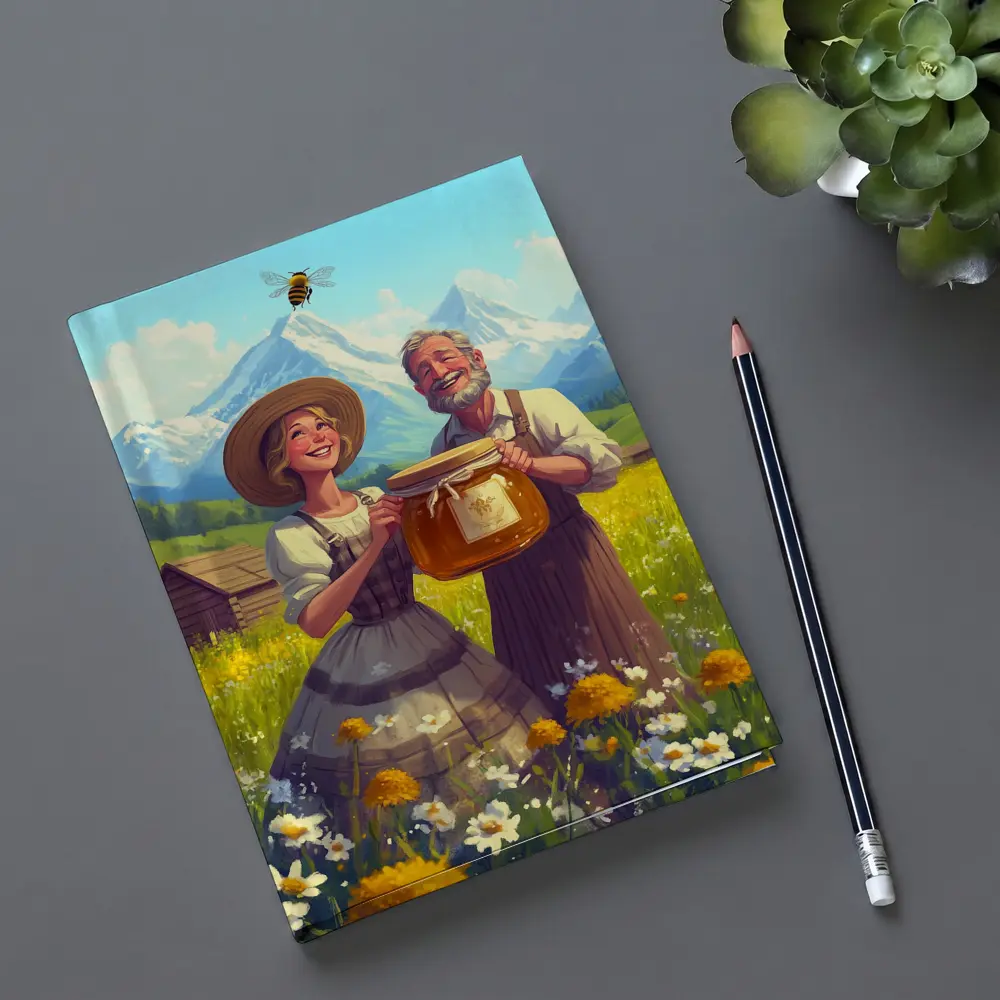 Happy Farmers Honey Jar Alpine Meadow – Notebooks