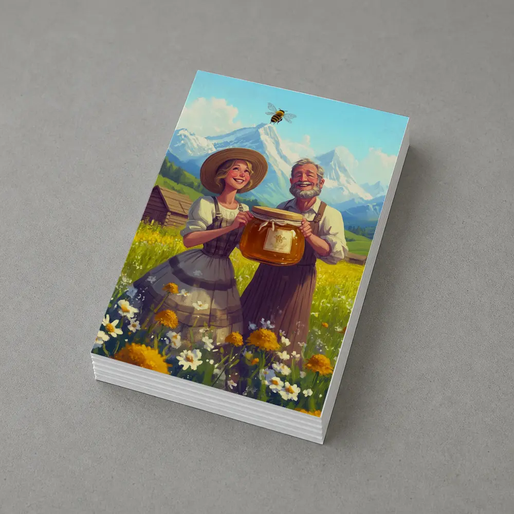 Happy Farmers Honey Jar Alpine Meadow – Postcards