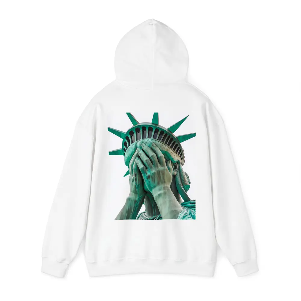 Statue of Liberty Facepalm Funny Political Art – Hoodies