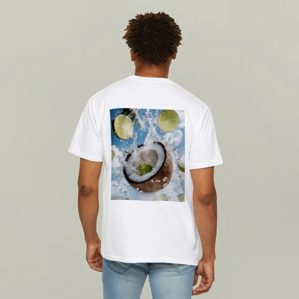 Coconut and Lime Water Splash Sky – T-Shirts