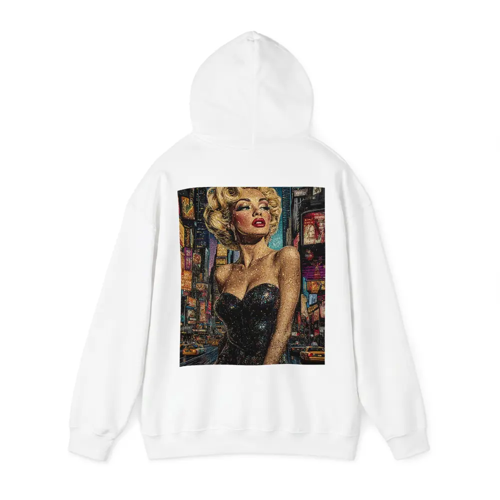 Marilyn Monroe Glitter Art New York City – Hoodies