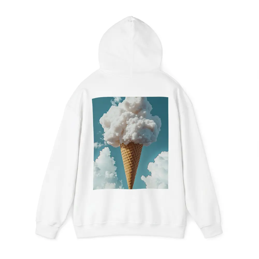 Cloud Ice Cream Cone Blue Sky – Hoodies