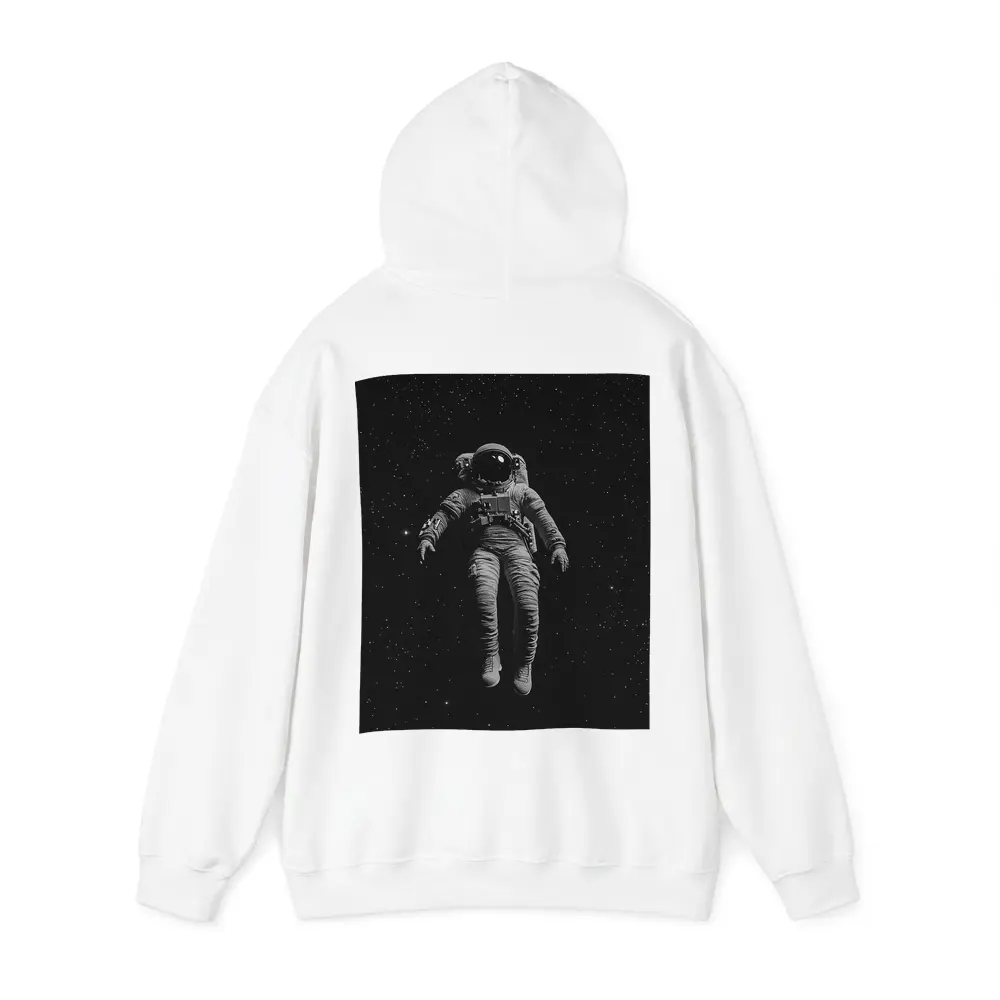 Astronaut Floating In Dark Starry Space – Hoodies