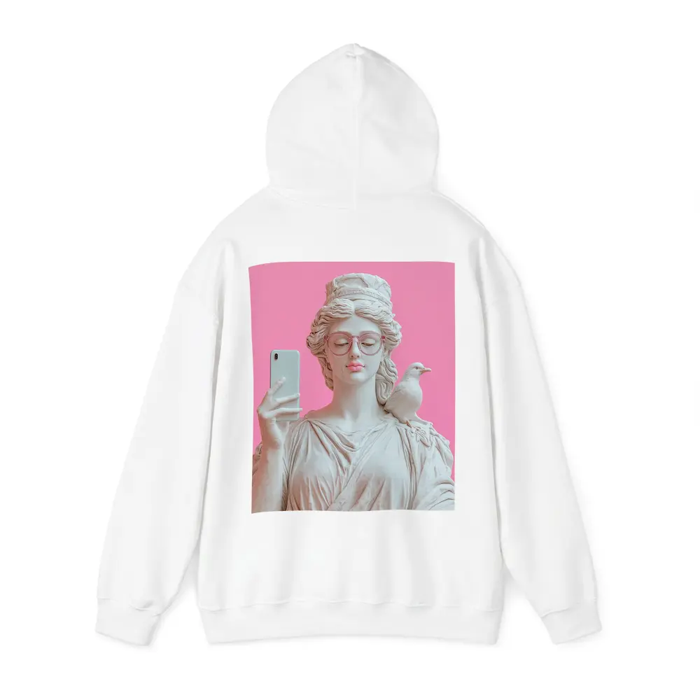 Greek Goddess Selfie Pink Pop Art – Hoodies