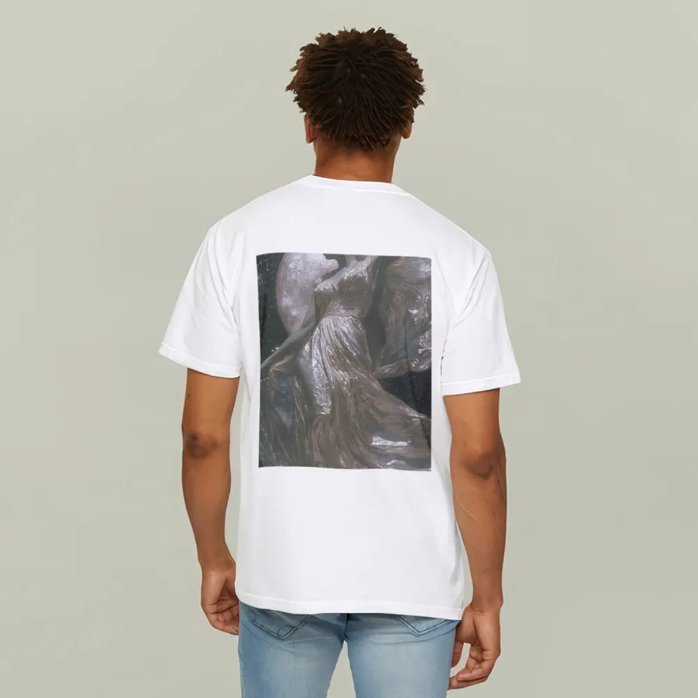 Silver Moon Goddess Dancing Starry Night Sky – T-Shirts